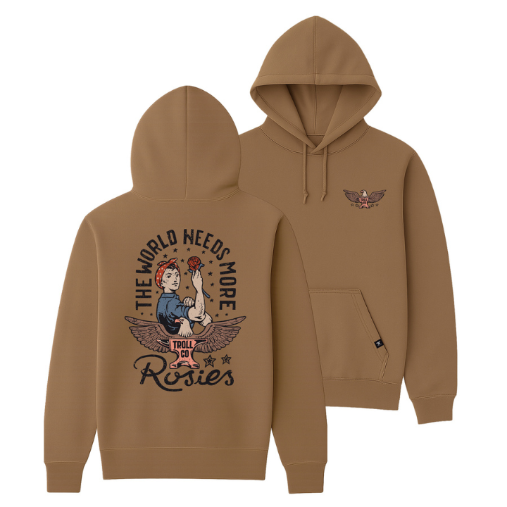 GIRLS HOODY ROSIE - TAN